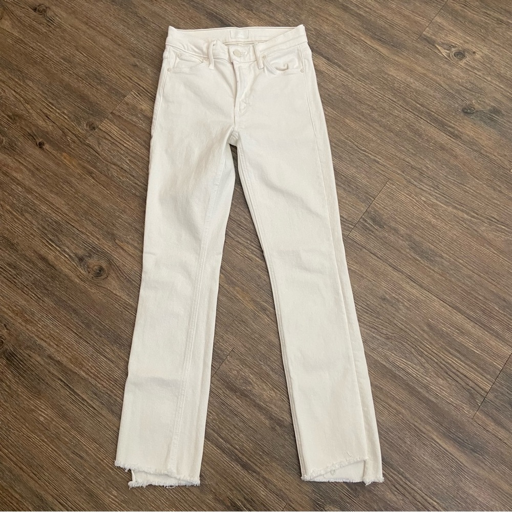 MOTHER Women's Cream Jeans